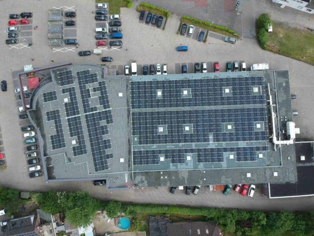 Impianto fotovoltaico installato sul tetto